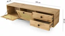 TV-taso Linento Furniture Hapsiyas 180, Ruskea 13 TV-taso Linento Furniture Hapsiyas 180, Ruskea -Huonekalut myymälä LIFU854KLN3038 7