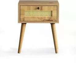 Yöpöytä Linento Furniture Euromos, Ruskea