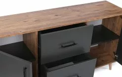 Senkki Linento Furniture Cordoba, Ruskea/harmaa -Huonekalut myymälä LIFU854KLN3907 5