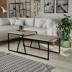 Sohvapöytä Linento Furniture Pal Orta, 2-osainen, Eri Värejä -Huonekalut myymälä LIFU855DTE2916 2