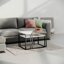 Sohvapöytäsetti Linento Furniture Oh Lady, 3-osainen, Eri Värejä -Huonekalut myymälä LIFU855DTE2939 2