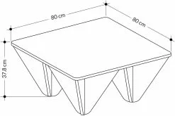 Sohvapöytä Linento Furniture Diamond, Eri Värejä -Huonekalut myymälä LIFU855DTE2953 6