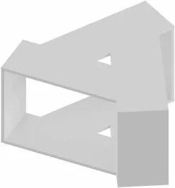 Sohvapöytä Linento Furniture Trio, Valkoinen