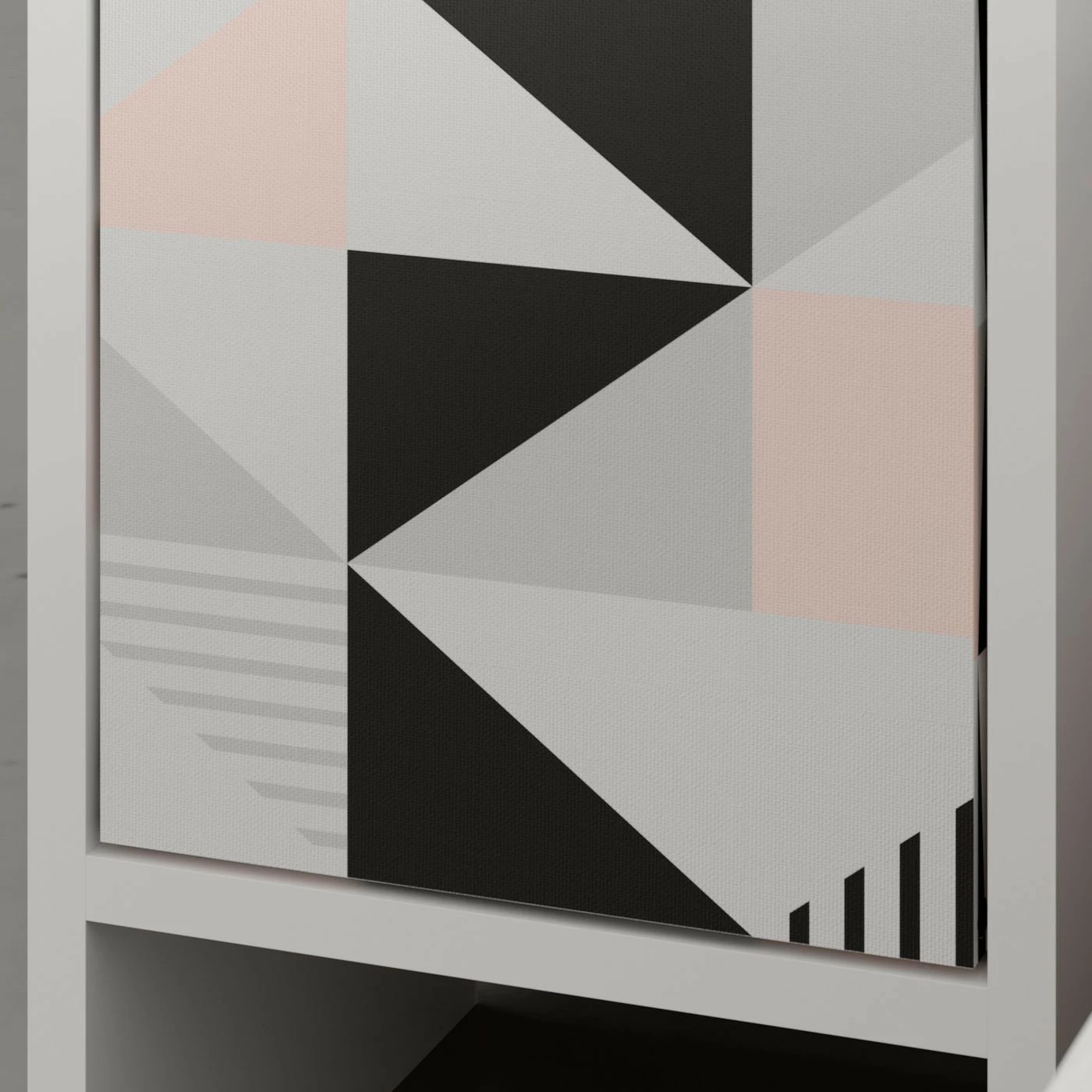 Yöpöytä Linento Furniture Grandma, Geometrinen, Valkoinen/monivärinen 7 Yöpöytä Linento Furniture Grandma, Geometrinen, Valkoinen/monivärinen - Image 7