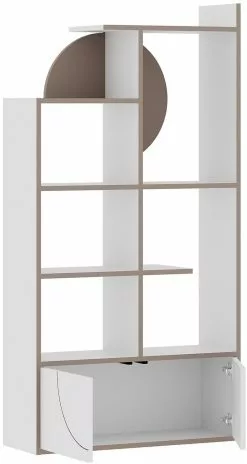 Kirjahylly Linento Furniture Half, Eri Värejä -Huonekalut myymälä LIFU855DTE3744 3