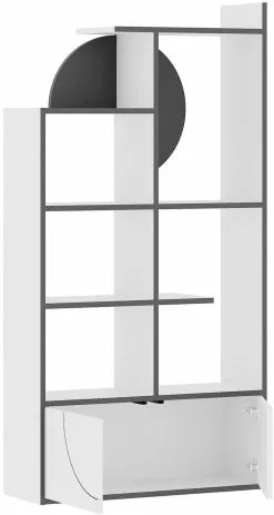 Kirjahylly Linento Furniture Half, Eri Värejä -Huonekalut myymälä LIFU855DTE3745 3