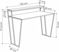 Työpöytä Linento Furniture Pal, Eri Värejä -Huonekalut myymälä LIFU855DTE3838 4