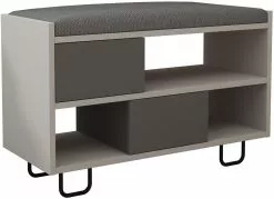 Kenkäkaappi Linento Furniture Troy, Beige/harmaa