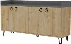 Senkki Linento Furniture Dea, Ruskea/harmaa