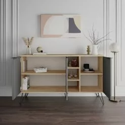 Sivukaappi Linento Furniture Clara, Eri Värejä -Huonekalut myymälä LIFU855DTE4209 3