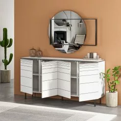 Senkki Linento Furniture Arya, Valkoinen -Huonekalut myymälä LIFU855DTE4213 3