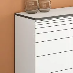 Senkki Linento Furniture Arya, Valkoinen -Huonekalut myymälä LIFU855DTE4213 4