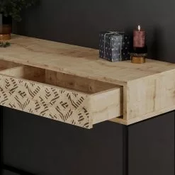 Sivupöytä Linento Furniture Heaton, Ruskea -Huonekalut myymälä LIFU855DTE4214 5