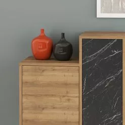 Senkki Linento Furniture Hermes, Ruskea/musta -Huonekalut myymälä LIFU855DTE4223 5