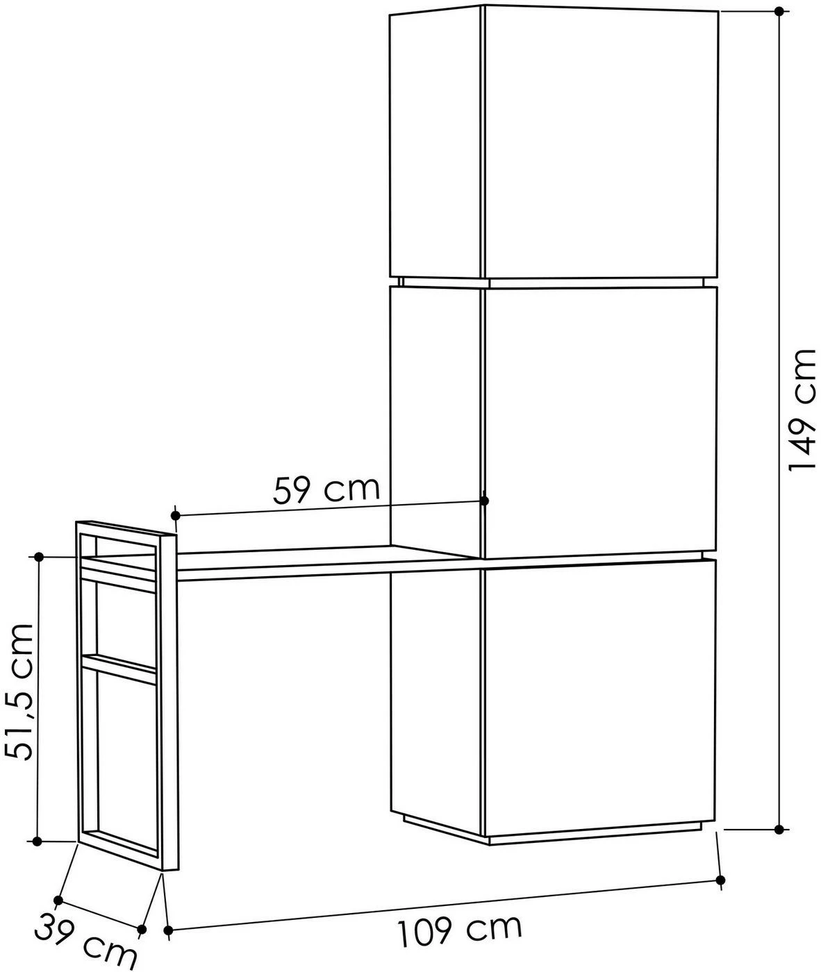 Kenkäkaappi Linento Furniture Mello, Ruskea/antrasiitti 4 Kenkäkaappi Linento Furniture Mello, Ruskea/antrasiitti - Image 4