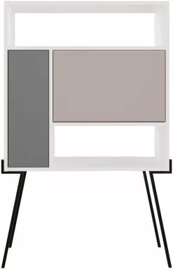 Hylly Linento Furniture Tatti, Valkoinen/beige