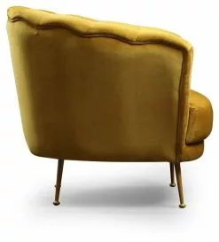 Nojatuoli Linento Furniture Daisy Armchair, Keltainen -Huonekalut myymälä LIFU859FTN1743 4