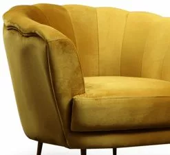 Nojatuoli Linento Furniture Daisy Armchair, Keltainen -Huonekalut myymälä LIFU859FTN1743 5