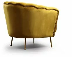 Nojatuoli Linento Furniture Daisy Armchair, Keltainen -Huonekalut myymälä LIFU859FTN1743 6