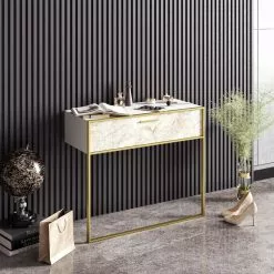 Sivupöytä Linento Furniture Polka, Eri Värejä -Huonekalut myymälä LIFU875ZNA3508 2