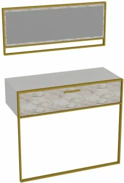 Sivupöytä Ja Peili Linento Furniture Polka, Eri Värejä