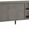 TV-taso Linento Furniture LV8, Hopeanharmaa