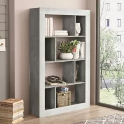 Kirjahylly Linento Furniture LV22, Hopeanharmaa/antrasiitti -Huonekalut myymälä LIFU921YRD1144 3