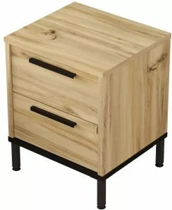 Yöpöytä Linento Furniture LV24, Puukuosi, Ruskea