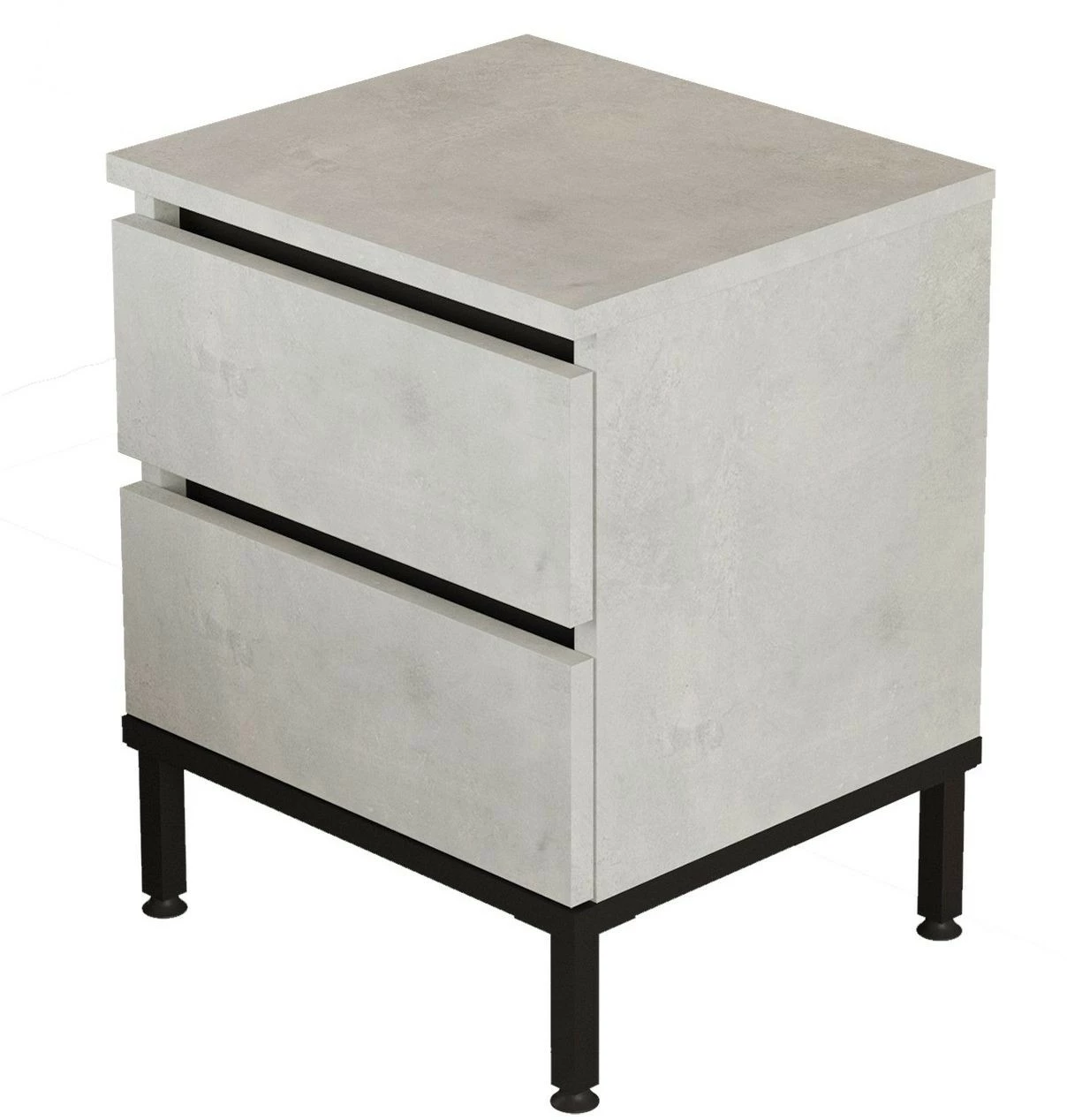 Yöpöytä Linento Furniture LV25, Kivikuosi, Hopeanharmaa 1 Yöpöytä Linento Furniture LV25, Kivikuosi, Hopeanharmaa