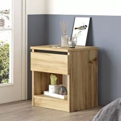 Yöpöytä Linento Furniture LV26, Ruskea -Huonekalut myymälä LIFU921YRD1152 4