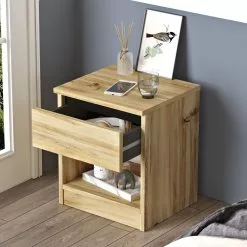 Yöpöytä Linento Furniture LV26, Ruskea -Huonekalut myymälä LIFU921YRD1152 6