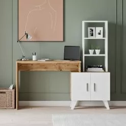 Työpöytä Ja Hylly Linento Furniture CT1, Eri Värejä -Huonekalut myymälä LIFU956LCS1107 2