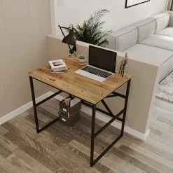 Työpöytä Linento Furniture VG19, Ruskea 9 Työpöytä Linento Furniture VG19, Ruskea -Huonekalut myymälä LIFU956LCS1115 4