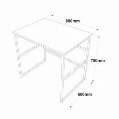 Työpöytä Linento Furniture VG19, Ruskea 11 Työpöytä Linento Furniture VG19, Ruskea -Huonekalut myymälä LIFU956LCS1115 6