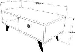 Sohvapöytä Linento Furniture VL7-2, Eri Värejä -Huonekalut myymälä LIFU956LCS1214 6