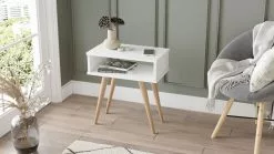 Sivupöytä Linento Furniture VT1, Valkoinen -Huonekalut myymälä LIFU956LCS1216 3