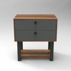 Lipasto Linento Furniture MN03, Ruskea/harmaa -Huonekalut myymälä LIFU956LCS1304 3