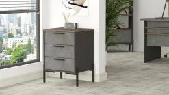 Lipasto Linento Furniture VS3, Ruskea/harmaa -Huonekalut myymälä LIFU956LCS1305 3