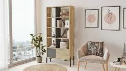 Kirjahylly Linento Furniture BO1, Eri Värejä -Huonekalut myymälä LIFU956LCS1406 4