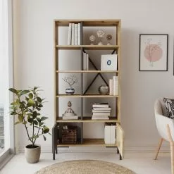 Kirjahylly Linento Furniture BO1, Eri Värejä -Huonekalut myymälä LIFU956LCS1406 5