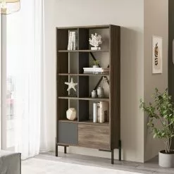 Kirjahylly Linento Furniture BO1, Eri Värejä -Huonekalut myymälä LIFU956LCS1407 2