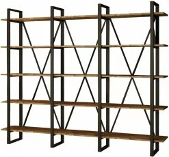 Kirjahylly Linento Furniture ML4, Ruskea