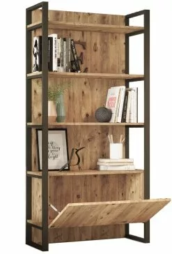 Kirjahylly Linento Furniture ML6, Ruskea