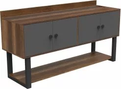 Senkki Linento Furniture MN04, Ruskea/harmaa