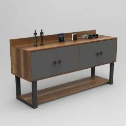 Senkki Linento Furniture MN04, Ruskea/harmaa -Huonekalut myymälä LIFU956LCS1510 3