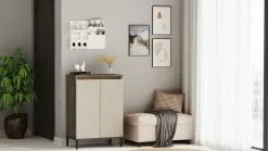 Sivukaappi Linento Furniture VE1, Ruskea -Huonekalut myymälä LIFU956LCS1512 6