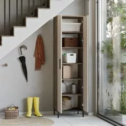 Kaappi Linento Furniture VE4, Ruskea/beige -Huonekalut myymälä LIFU956LCS1515 4