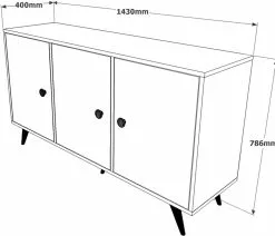 Senkki Linento Furniture VL12, Eri Värejä -Huonekalut myymälä LIFU956LCS1549 6