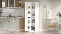 Kaappi Linento Furniture VA1, Valkoinen -Huonekalut myymälä LIFU956LCS1553 3