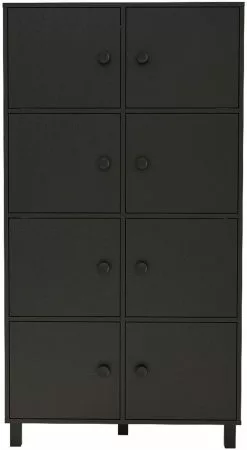 Kaappi Linento Furniture VL59, Musta -Huonekalut myymälä LIFU956LCS1578 4